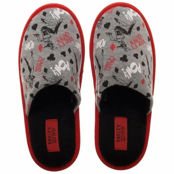 Harley Quinn All Over Print Slide Slippers - Picture 2 of 4